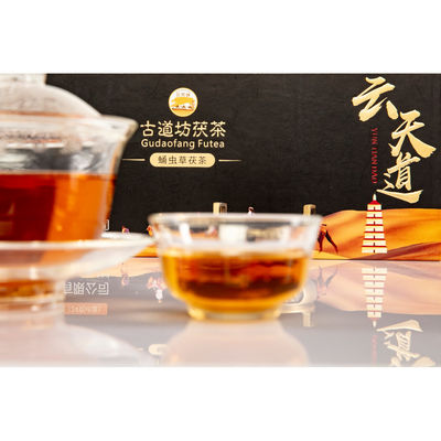 0.144kg Сжатый кирпич Puer для пива и напитков от Jingyang FUTEA Подарочная коробка стиль упаковки